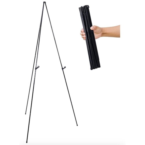 Portable Display Easel Stand Extends Up to 63" High Quality Lightweight Steel - Picture 1 of 4